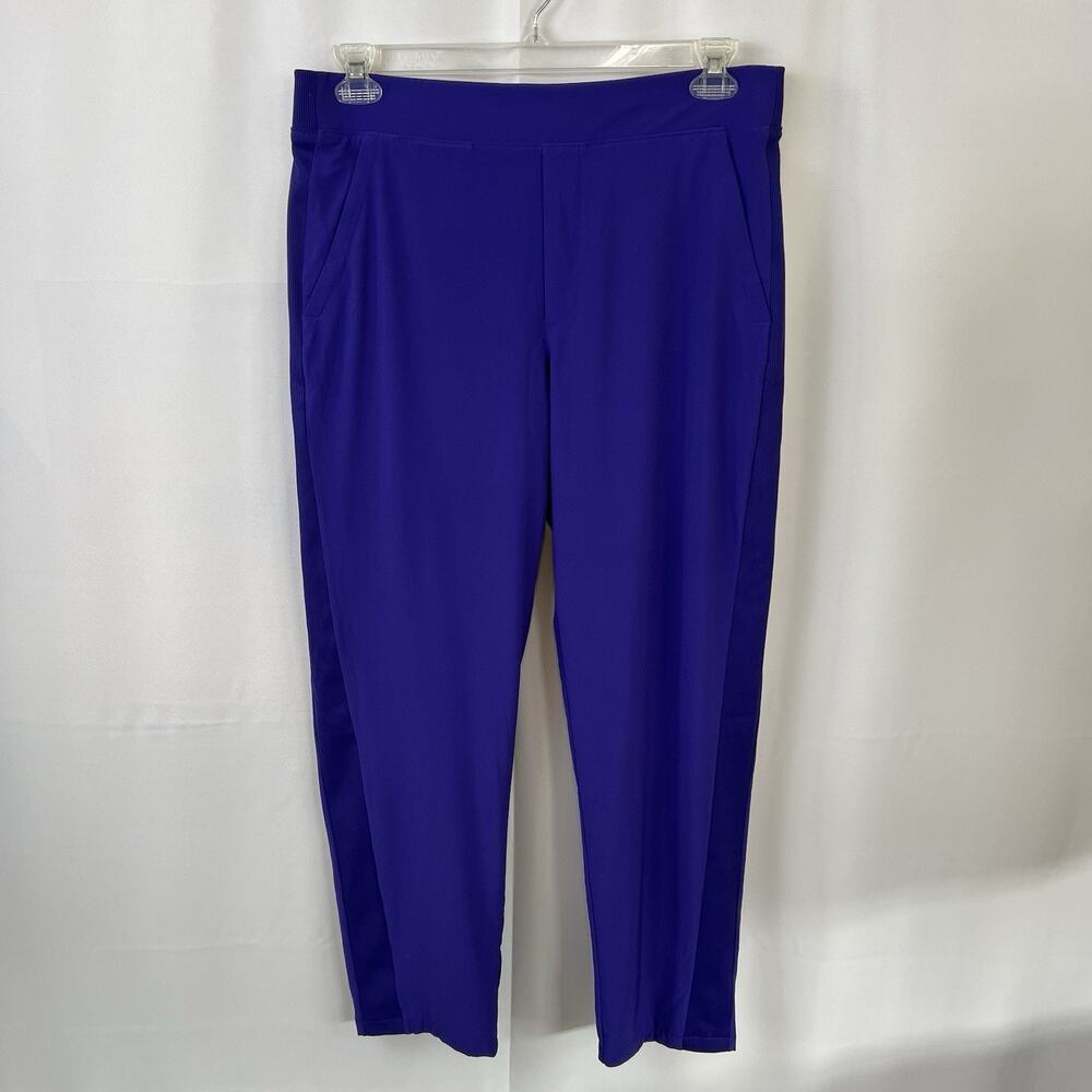 ATHLETA Brooklyn Lined Mid Rise Pants Womens Size 12 Noble Blue